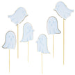 SET DE 6 DECORATIONS FANTOME PASTEL POUR GATEAUX