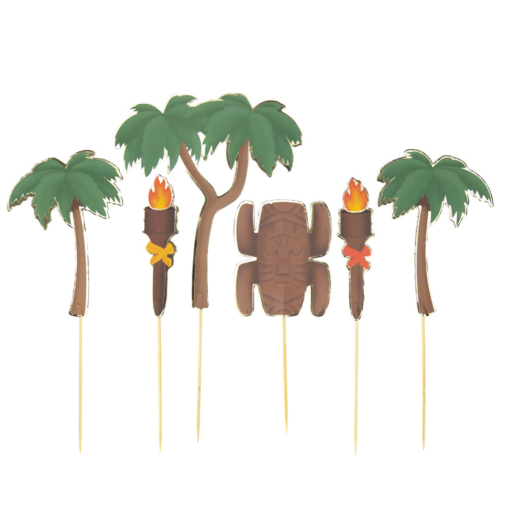 SET DE 6 DECORATIONS AVENTURIER POUR GATEAUX