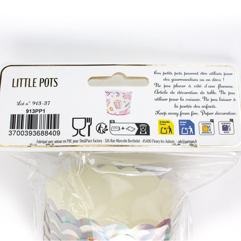 PETITS POTS PYJAMA PARTY X 8