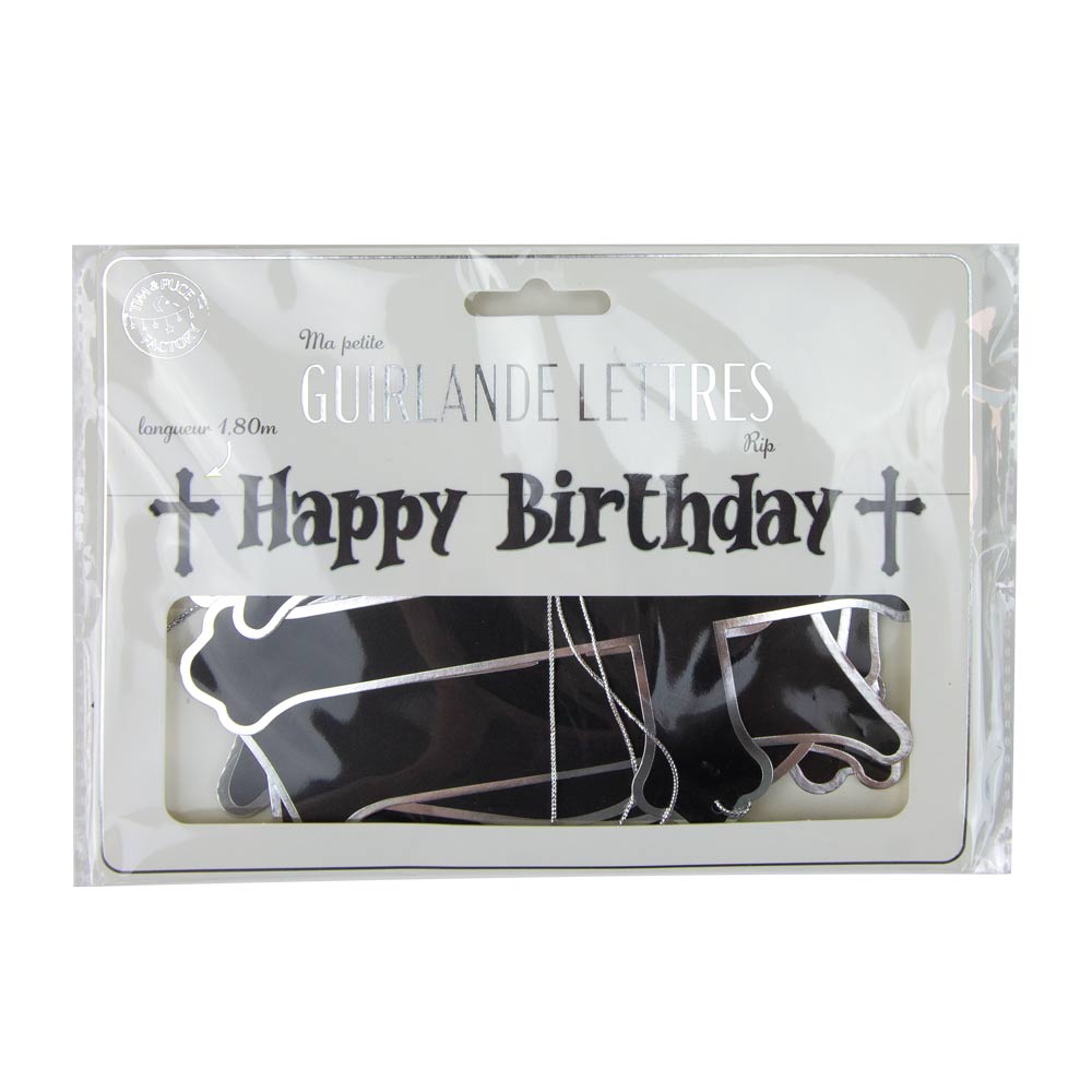 GUIRLANDE LETTRES HAPPY BIRTHDAY RIP