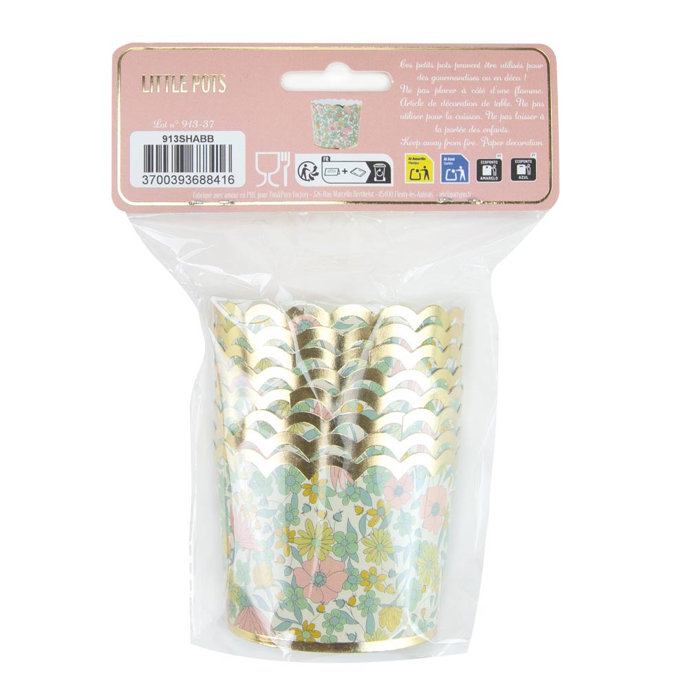 PETITS POTS SHABBY X 8