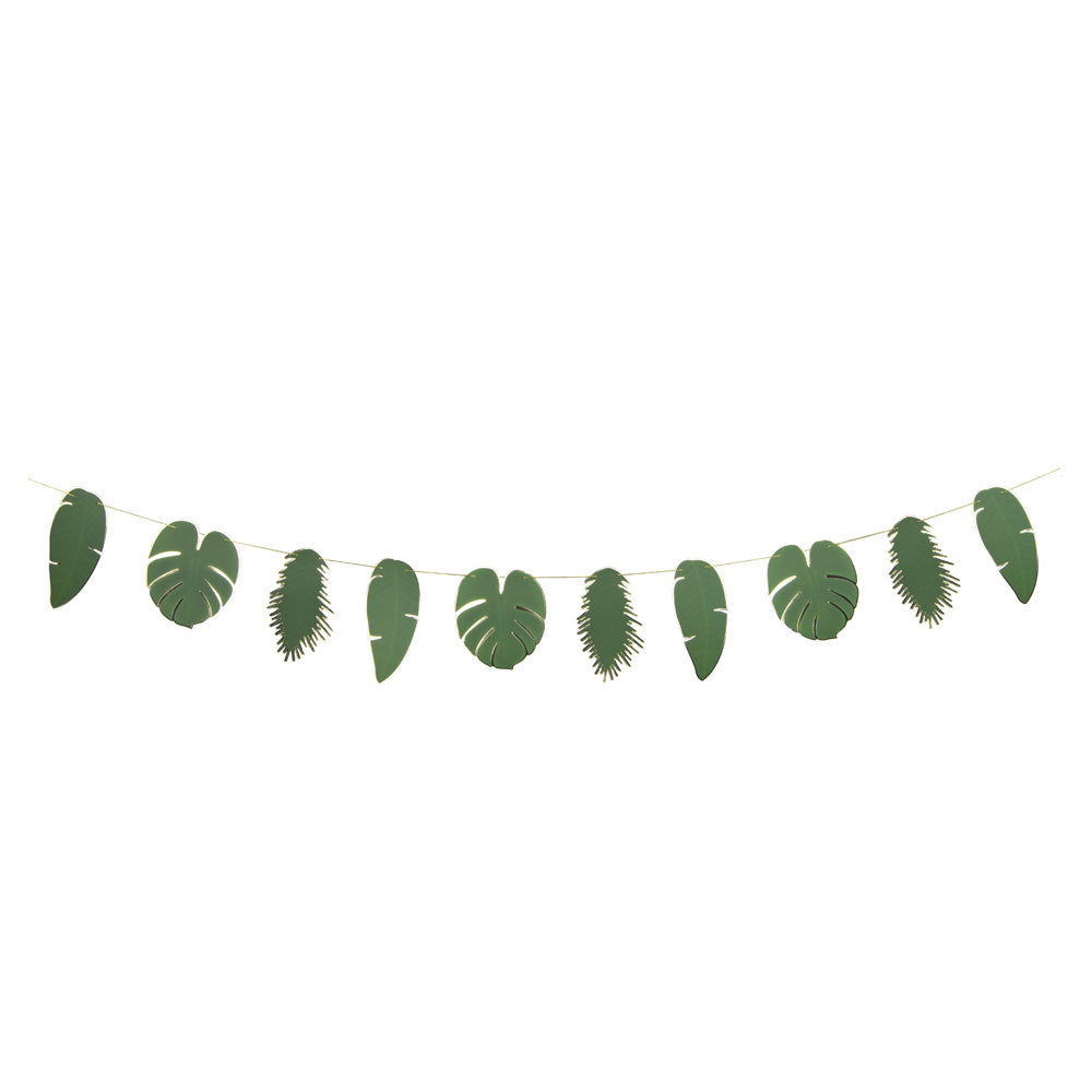 GUIRLANDE FEUILLES TROPICALES 3M
