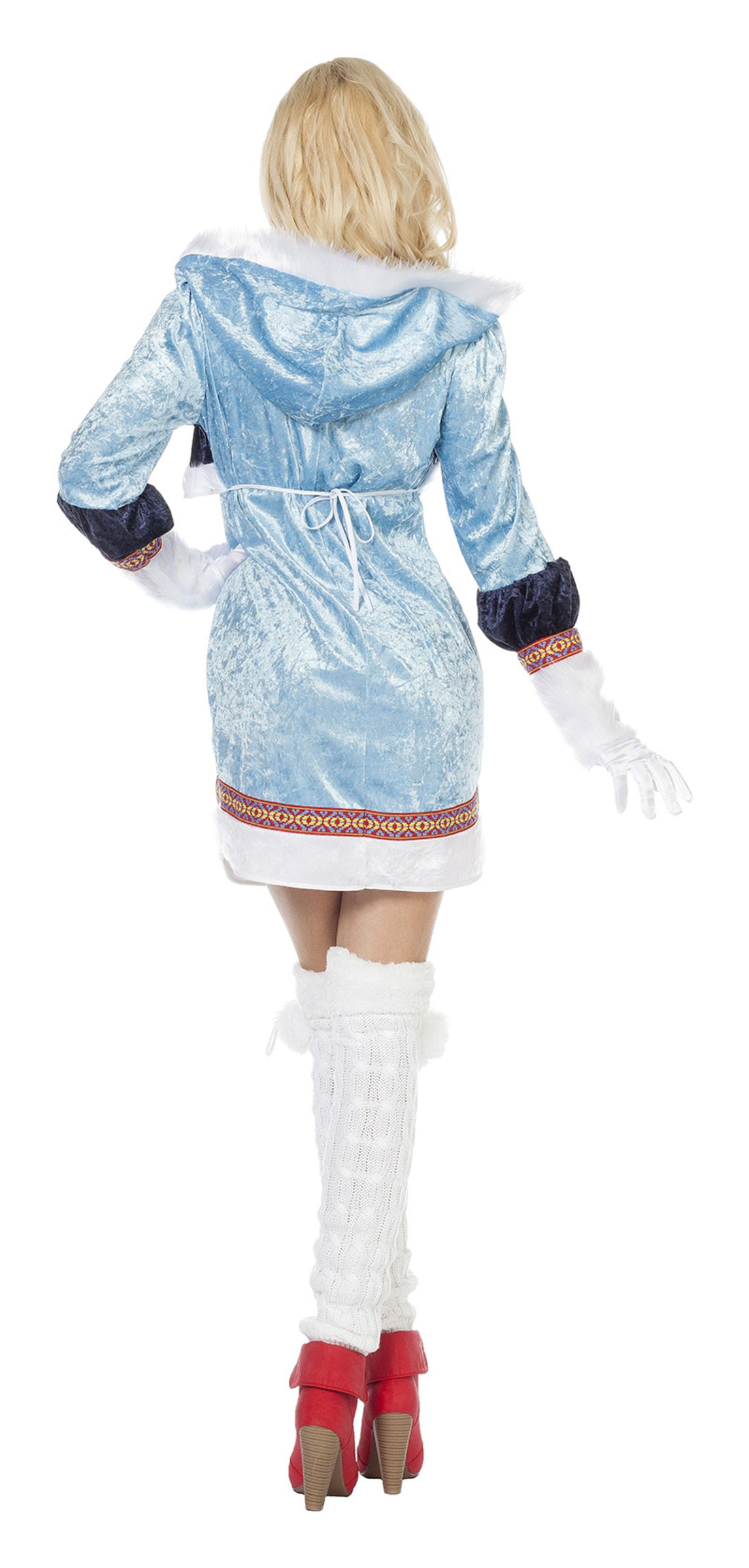 Déguisement esquimau bleu femme