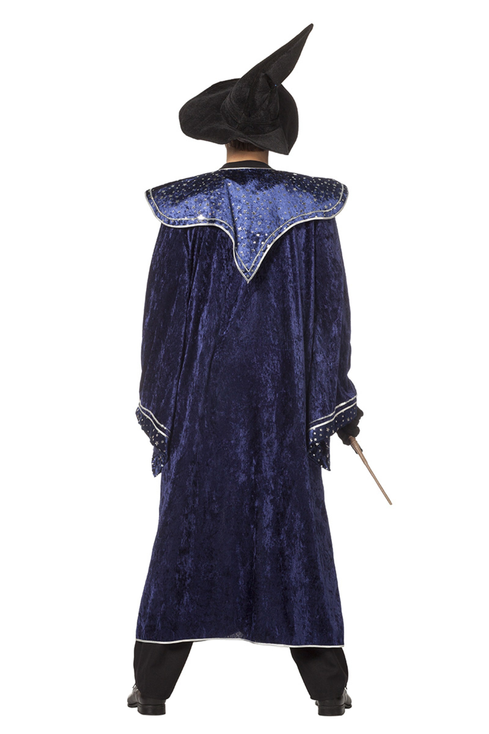Déguisement magicien bleu homme