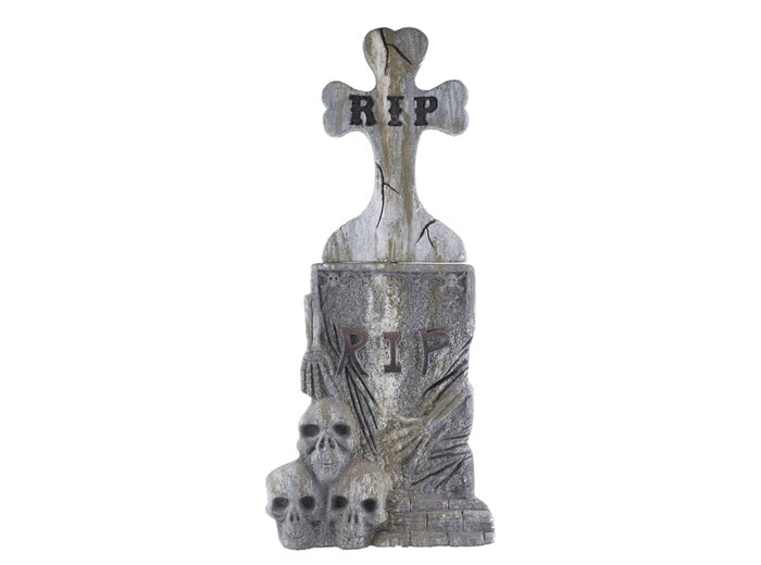 pierre tombale rip avec croix 106x45cm