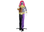 clown démoniaque lumineux sonore et motorisé 1.6m