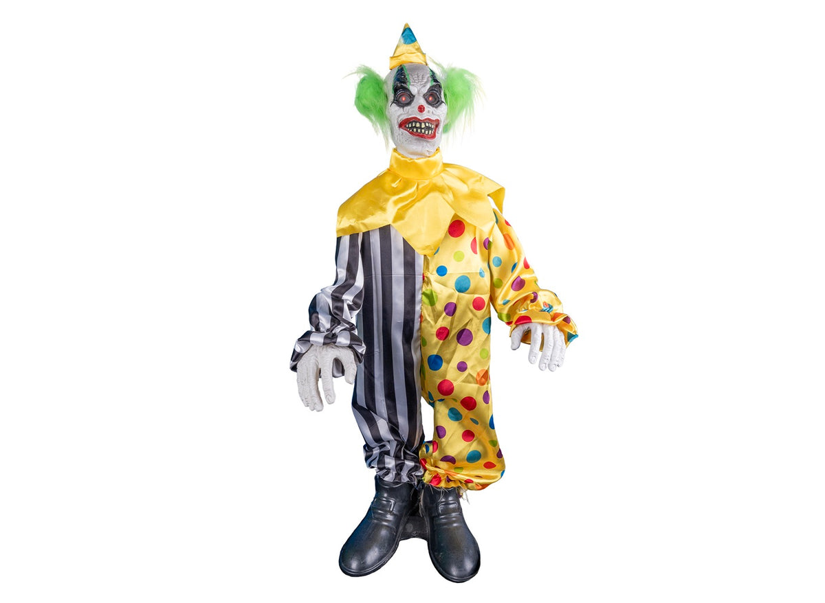 clown démoniaque lumineux sonore et motorisé 1m