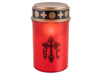 bougie funéraire r.i.p lumineuse led 12x7cm