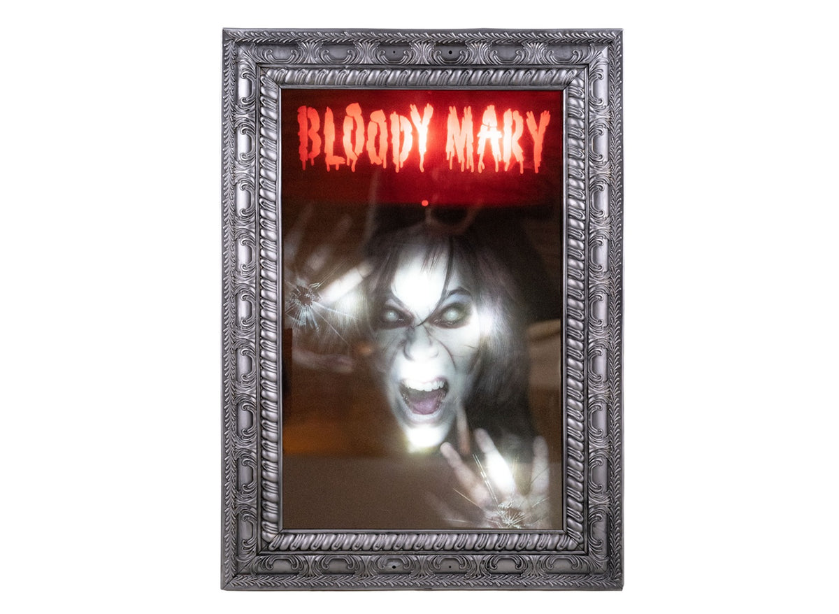 mirroir hanté horreur lumineux et sonore 76x53cm