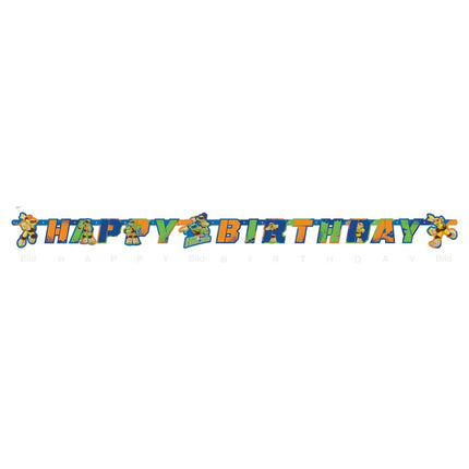 Guirlande anniversaire Les Tortues Ninja Half-Shell Heroes