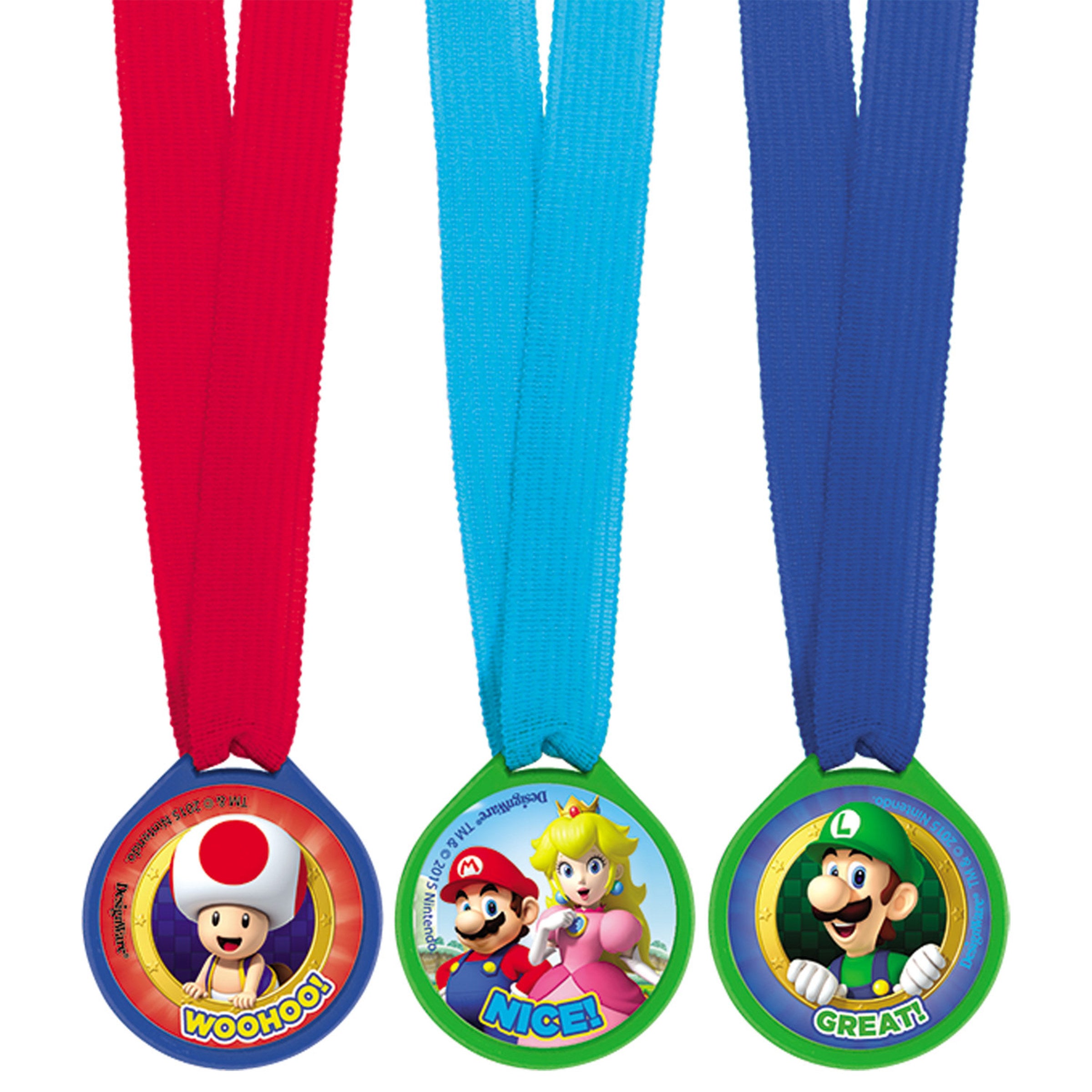 12 médailles Super Mario Bros
