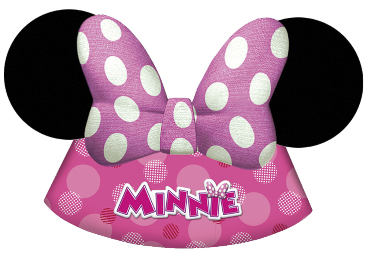 6 chapeaux Minnie Mouse Junior