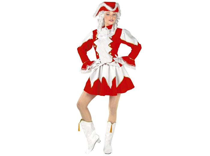 déguisement de majorette rouge 5pcs
