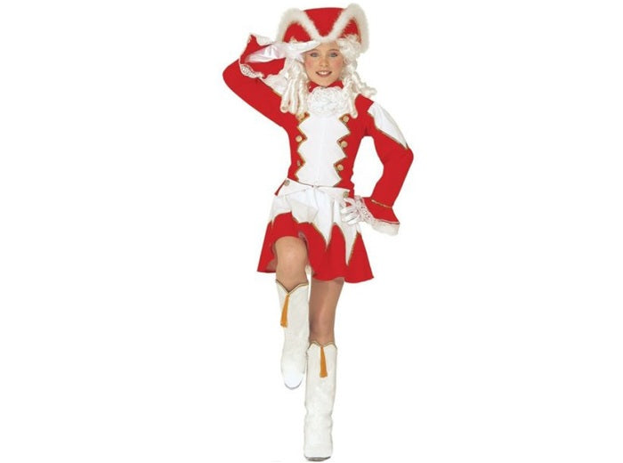 déguisement de majorette rouge enfant 5pcs