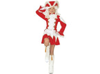 déguisement de majorette rouge enfant 5pcs