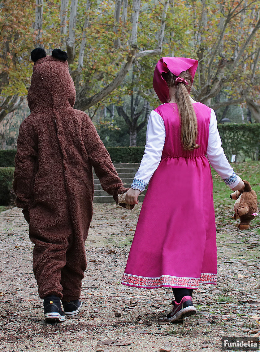 Déguisement de lOurs enfant - Masha et Michka