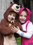 Déguisement de lOurs enfant - Masha et Michka