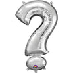 Ballon ? argenté 40 cm