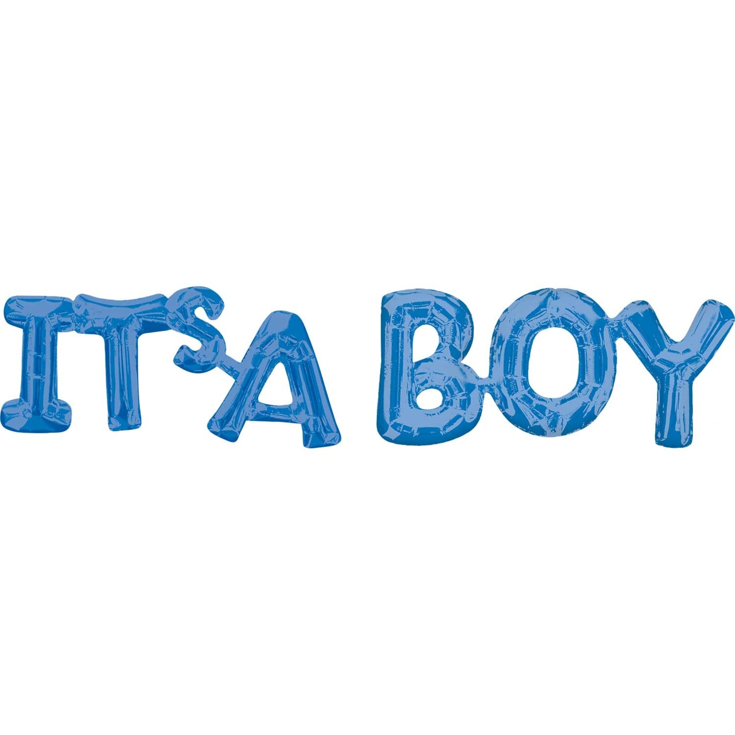 Ballon It's a Boy bleu