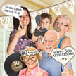 12 accessoires Photo booth Golden Anniversary