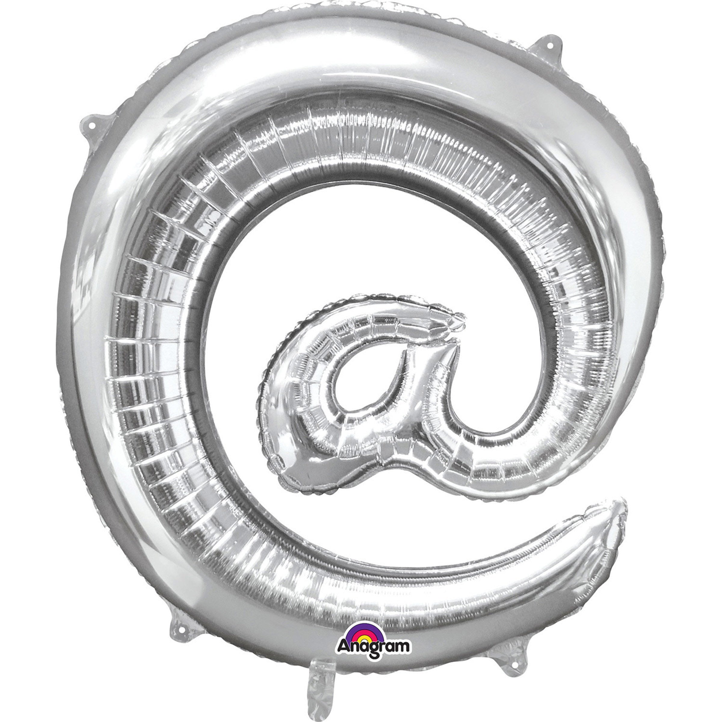 Ballon @ argenté 40 cm