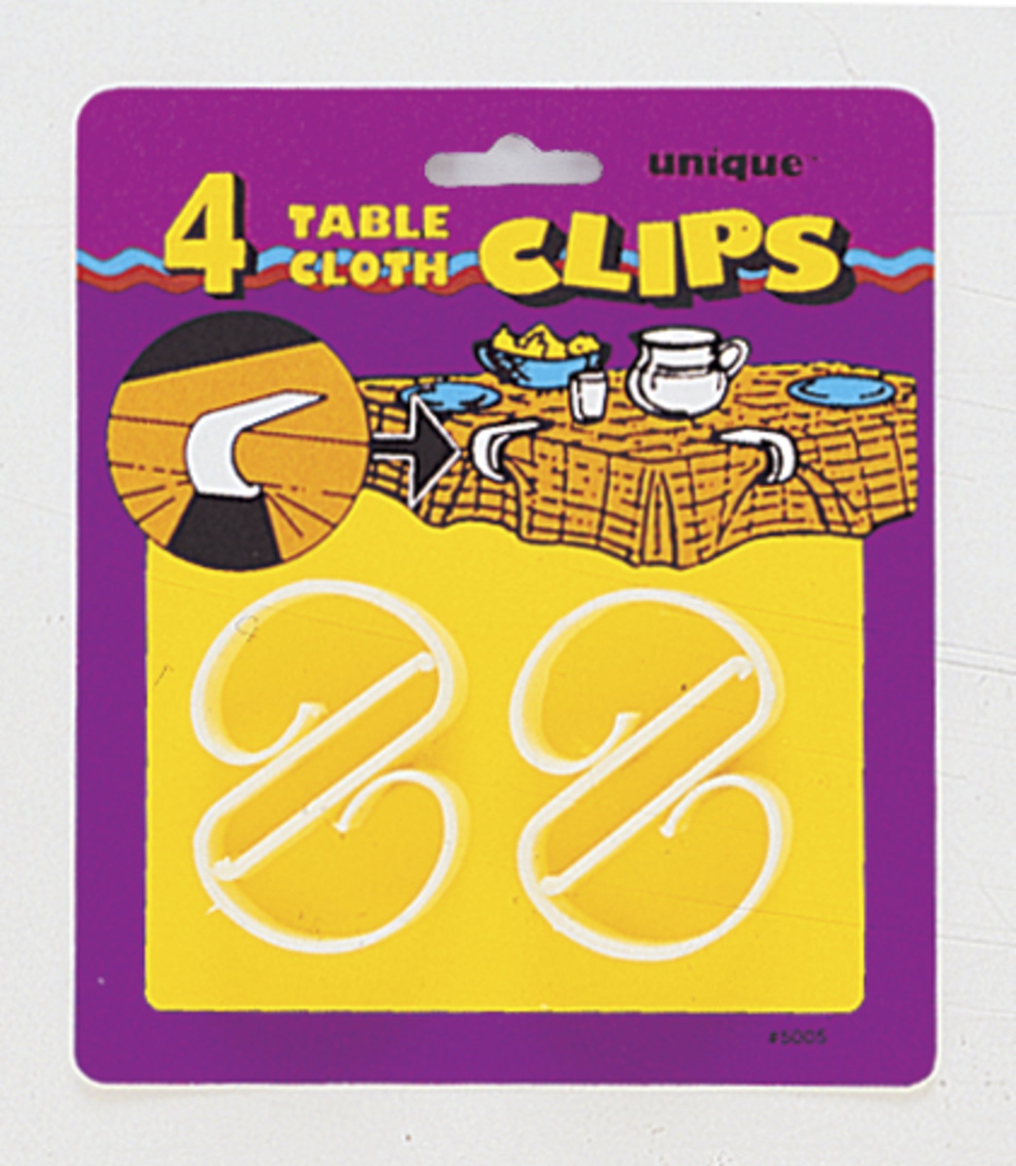 4 pince pour nappes