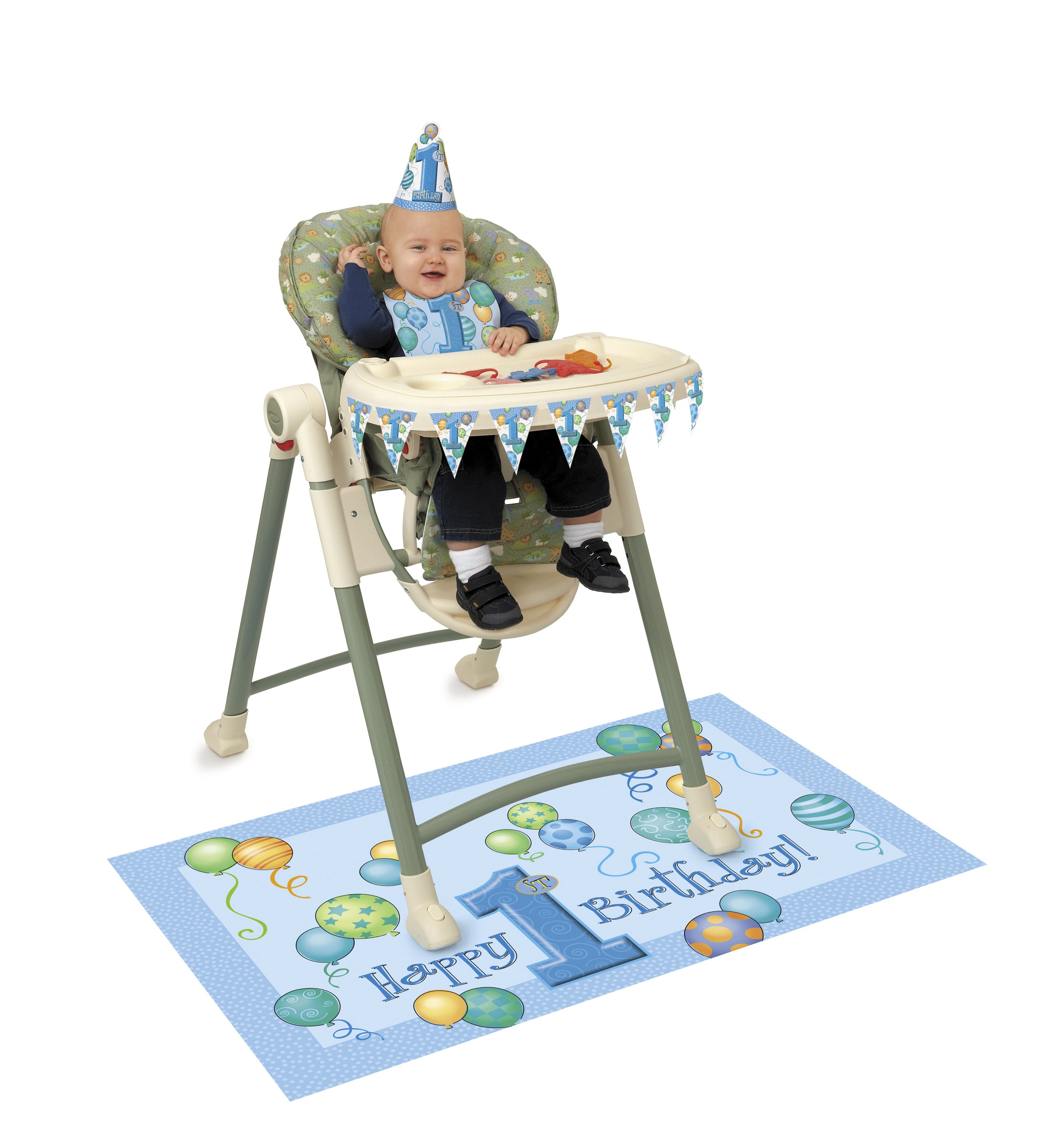 Lot 1º anniversaire bleu