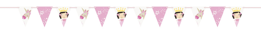 Guirlande de fanions licorne rose- Magical Unicorn
