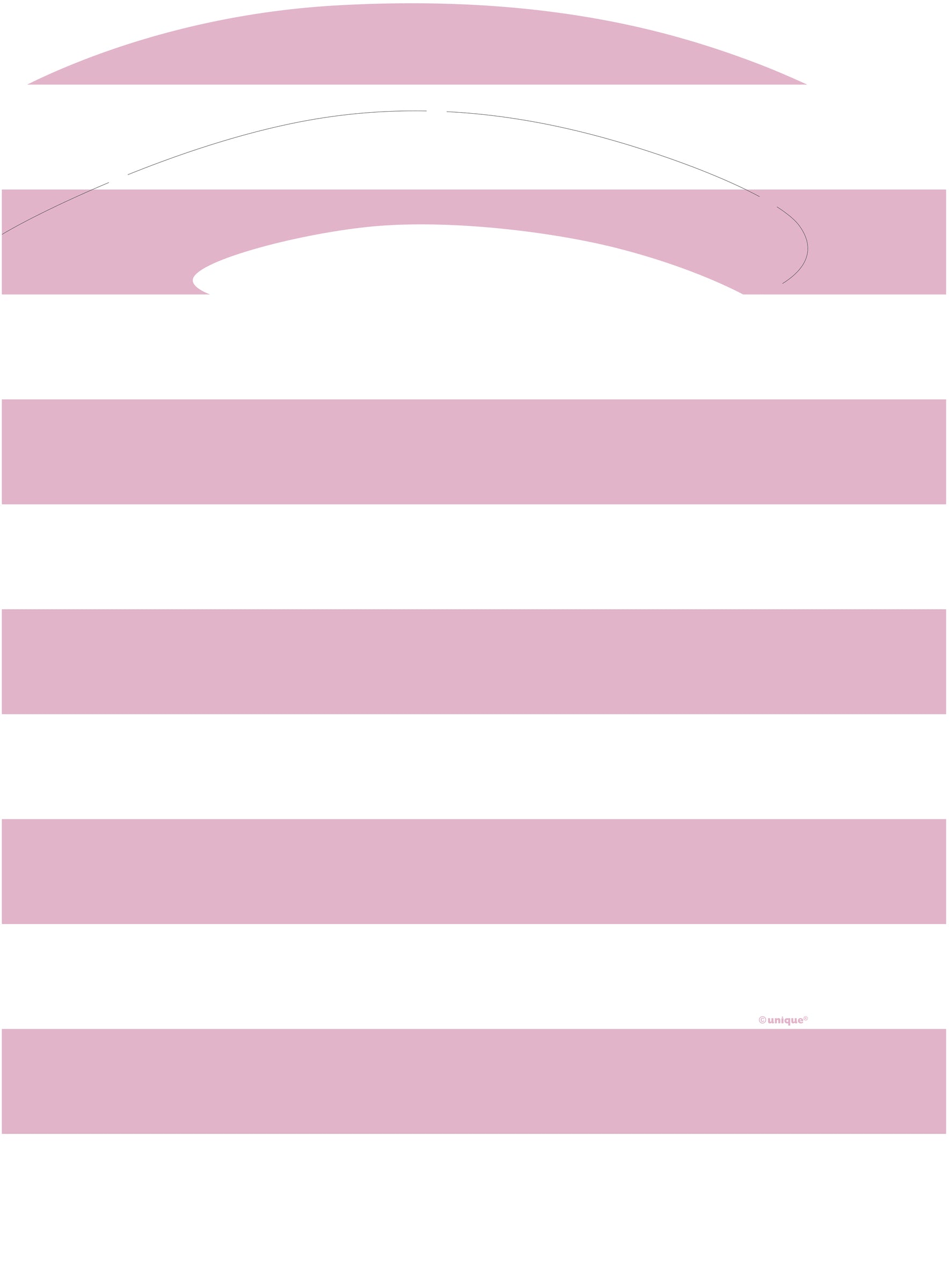 Set 1º anniversaire rose et blanc