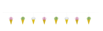 Guirlande glace en nid d'abeille