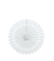 Rosace en papier couleur blanc - Gamme couleur unie