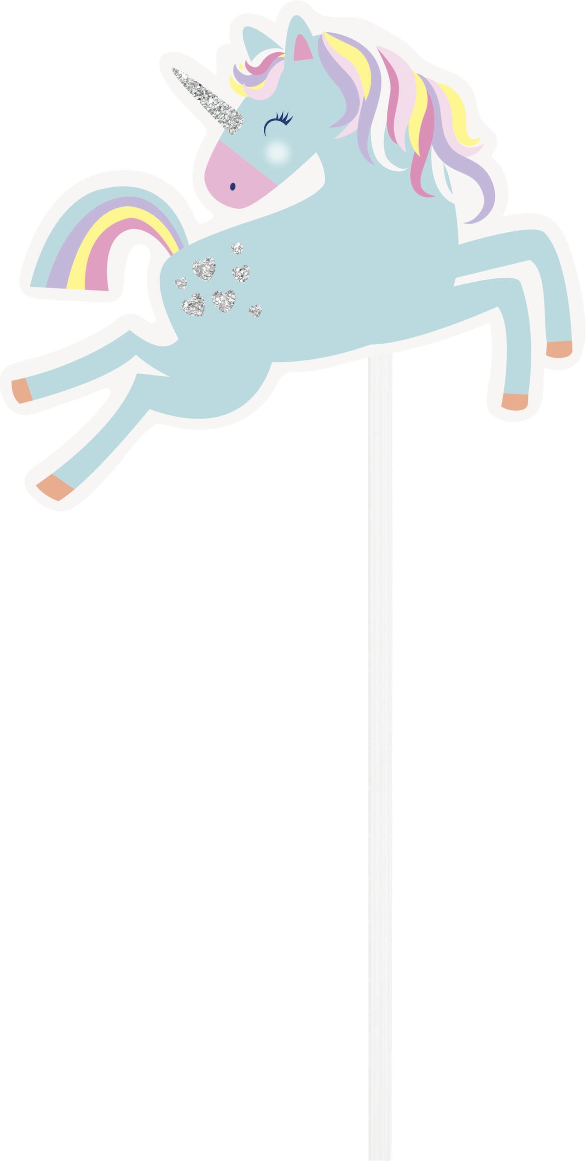 10 accessoires pour Photo booth de licorne joyeuse - Unicorn