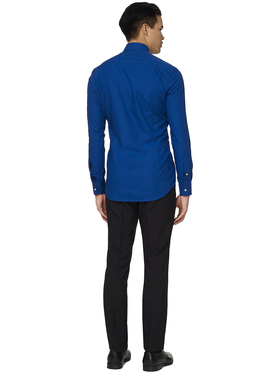 Chemise bleue marine 