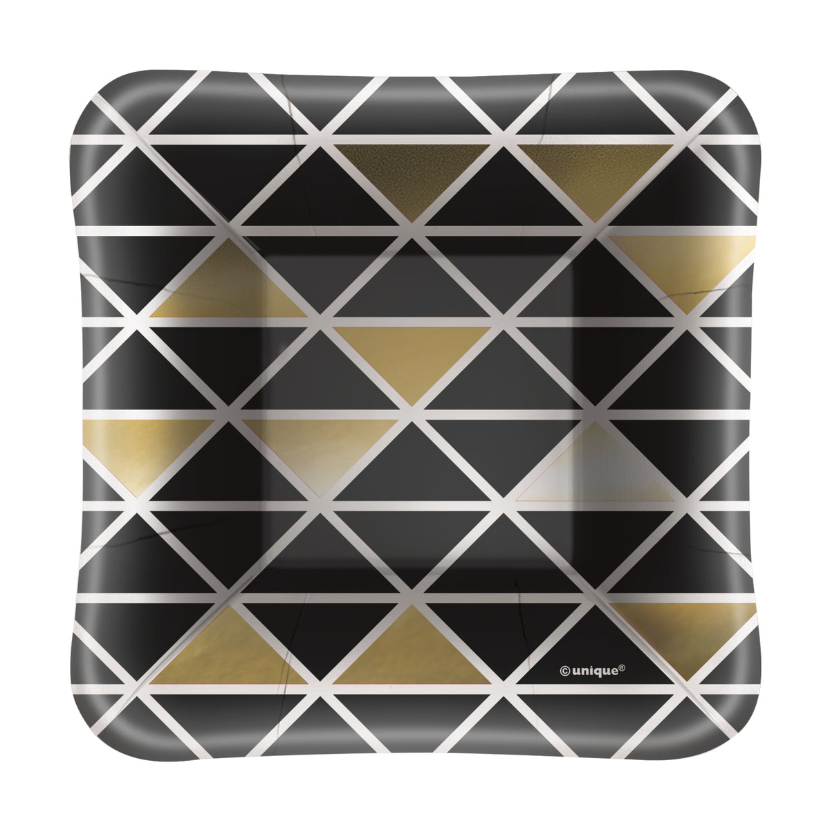 8 plateaux carrés Nouvel - Glittering New Year Chic Party