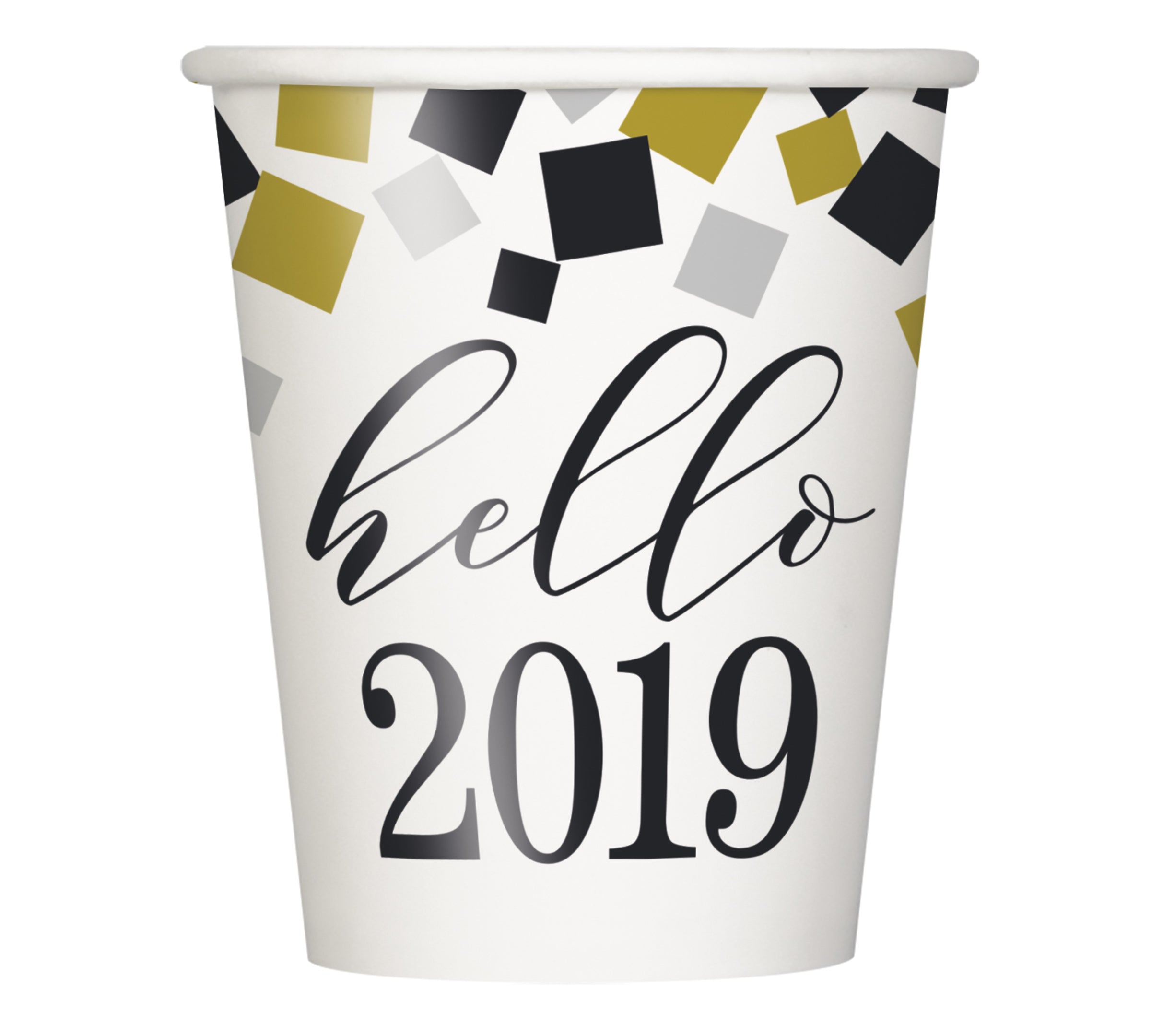 8 gobelets Nouvel An - Happy New Year