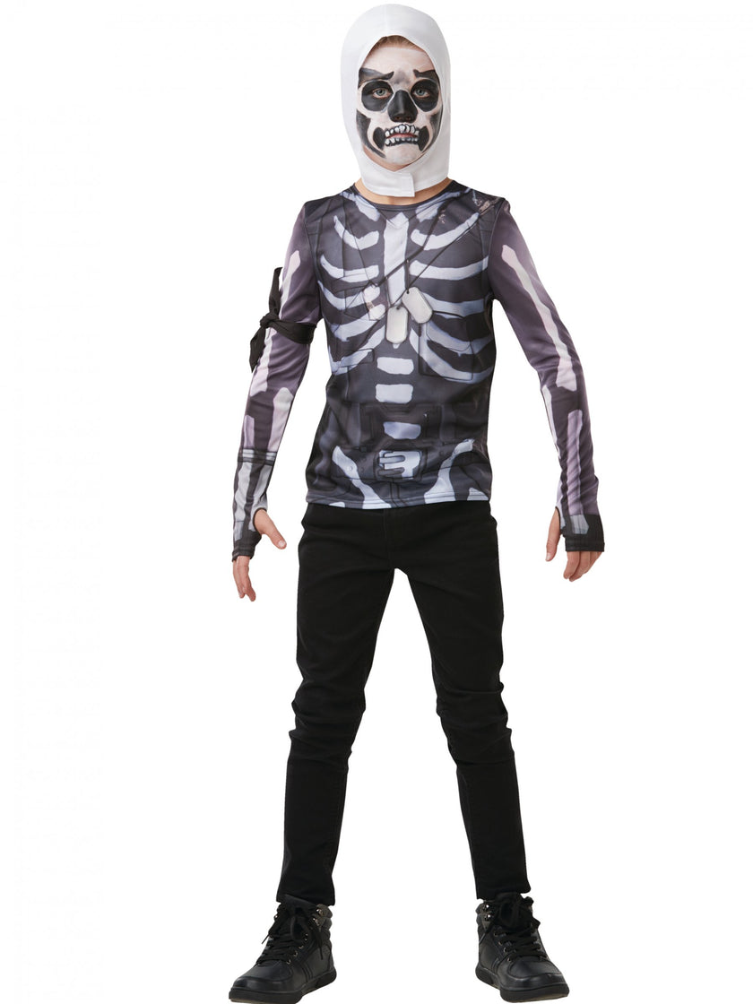 T-shirt Fortnite Skull Trooper adolescente