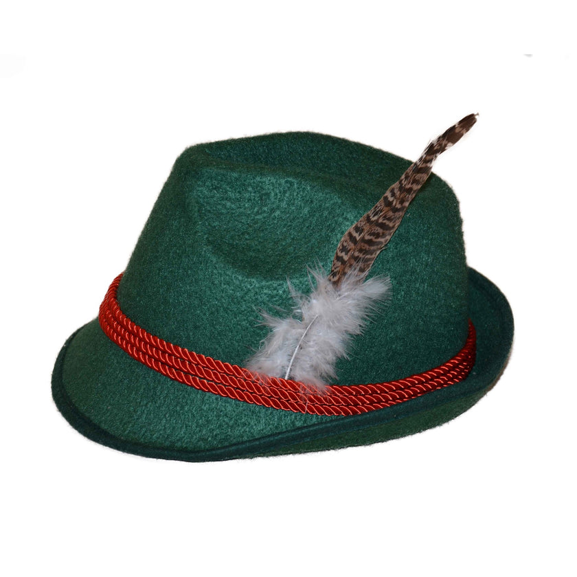 Chapeau tyrolien vert foncé adulte