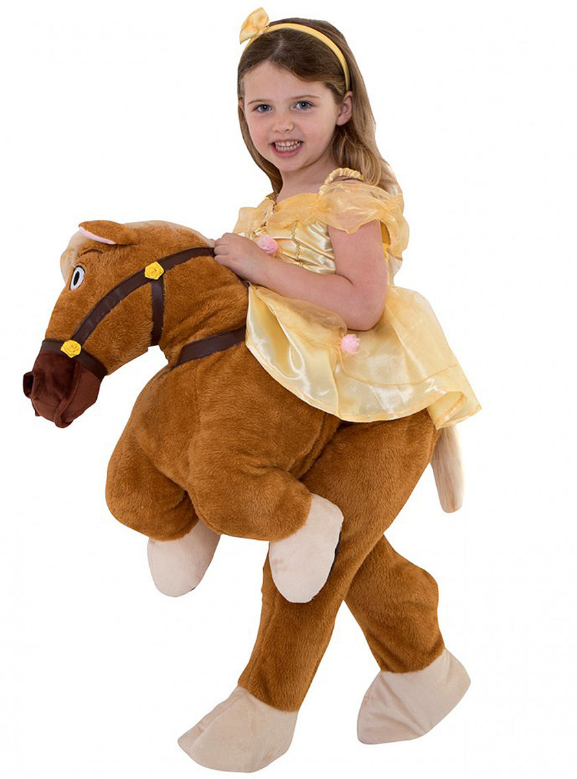 Déguisement porte-moi Belle sur le cheval Philibert - La Belle et la bête