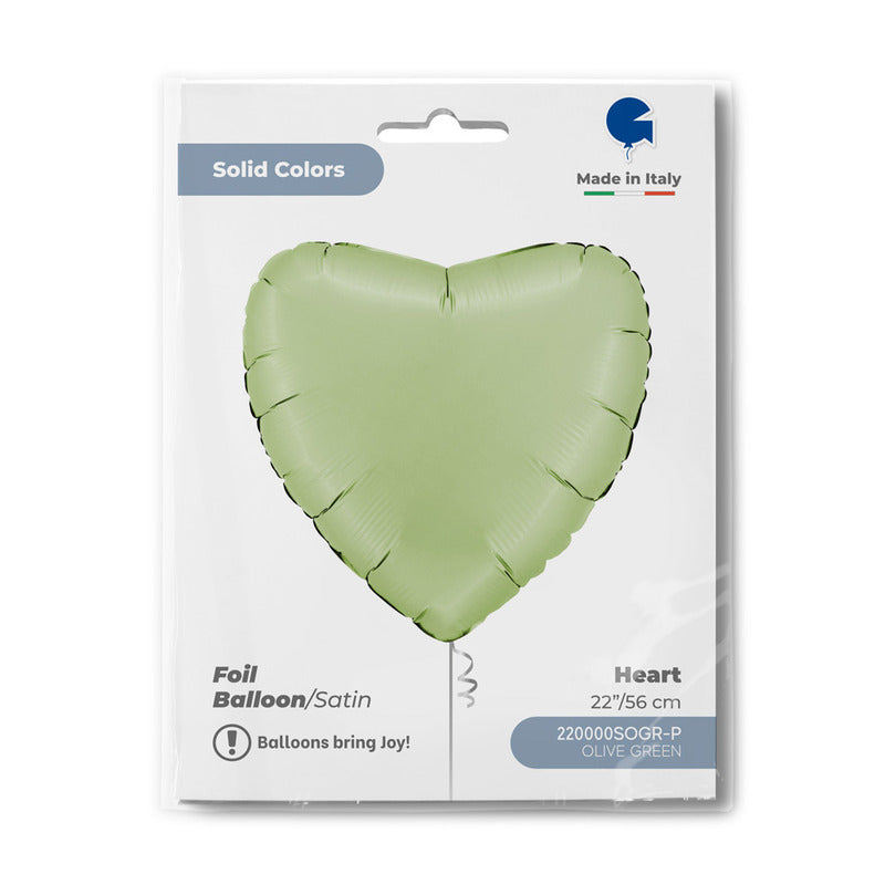 1 Ballon Aluminium Cœur 22