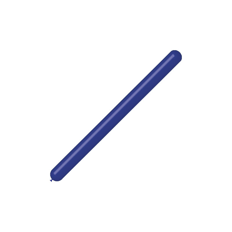 100 Ballons Modeling HG360 Bleu Marine - Balloonia
