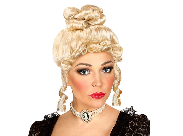 perruque roccoco comtesse blonde adulte