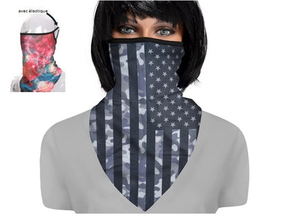 foulard de protection avec attache-oreilles st-035