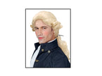 perruque blonde colonial/rococo homme