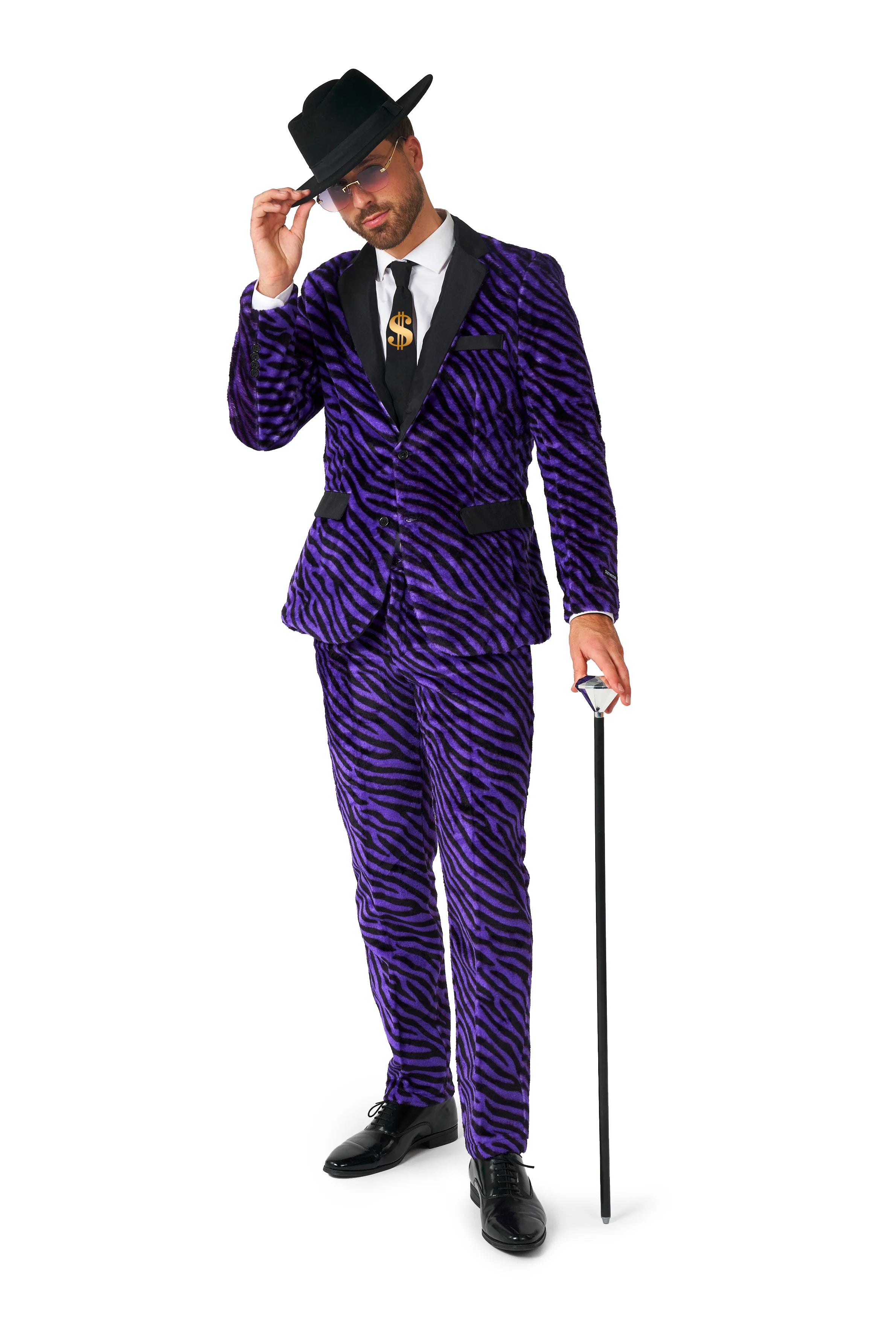 Costume Suitmeister Purple Pimp - Coral Fleece