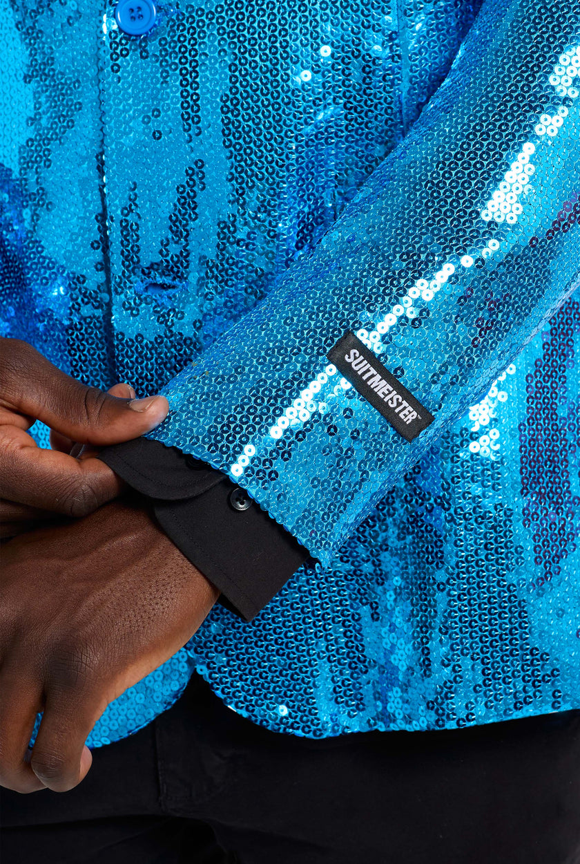 Sequins Blue