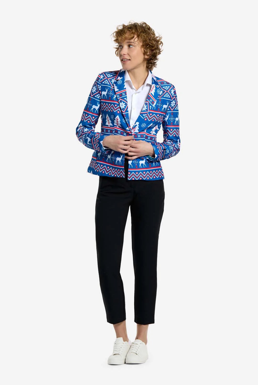 Veste Suitmeister WMNS Christmas Blue Nordic Jacket