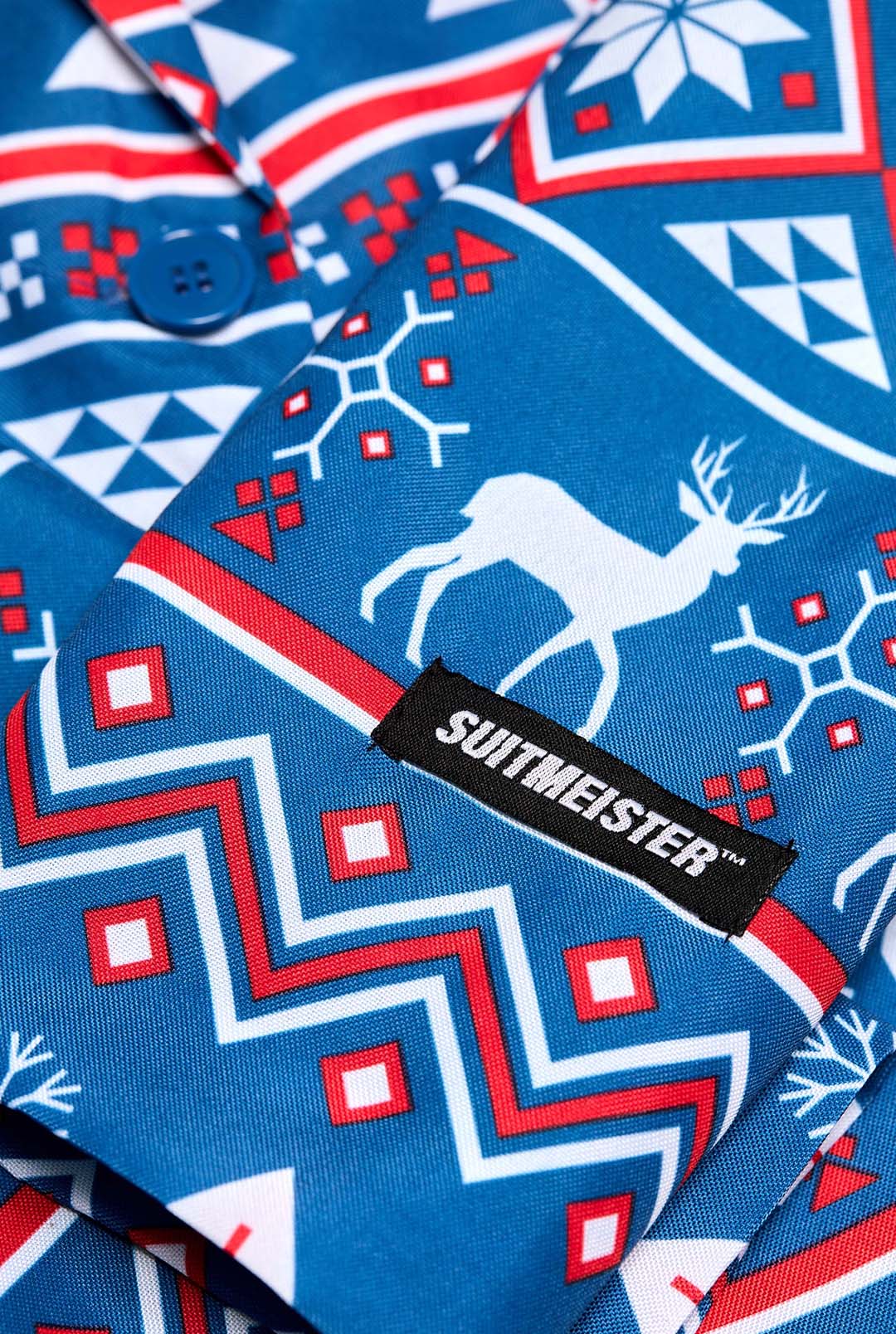 Veste Suitmeister WMNS Christmas Blue Nordic Jacket