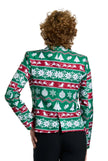 Veste Suitmeister WMNS Christmas Green Nordic Jacket