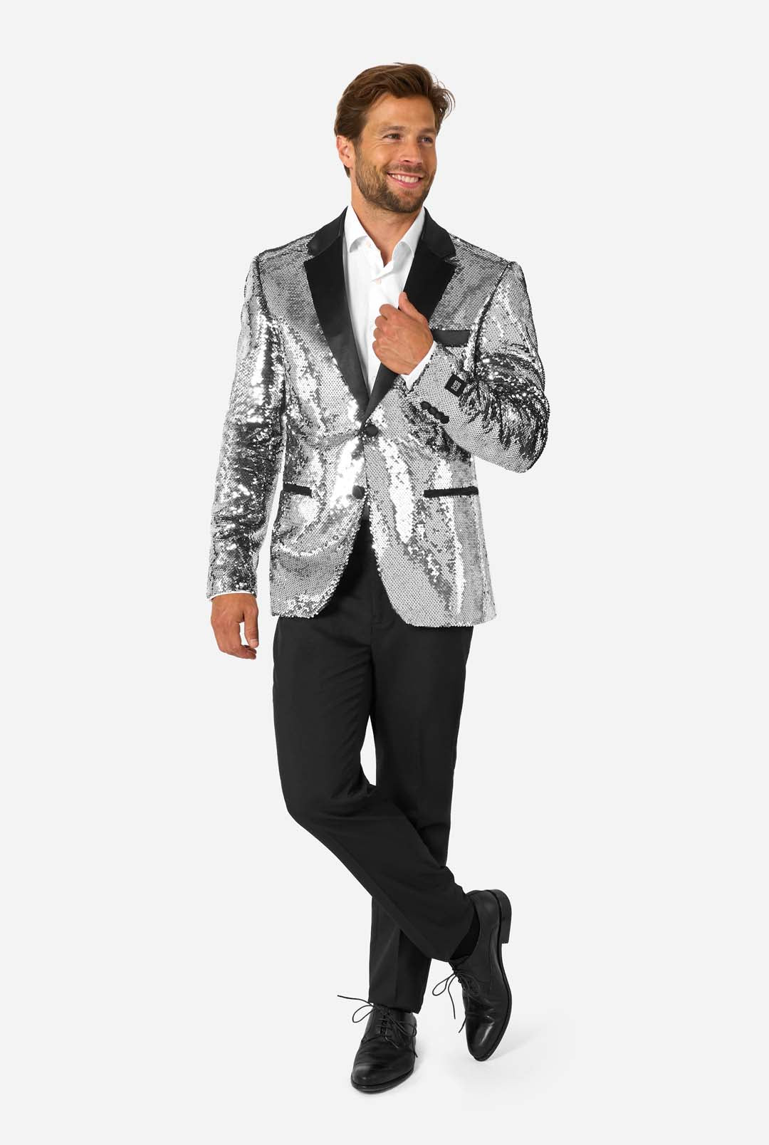 Shiny Silver Sequins
