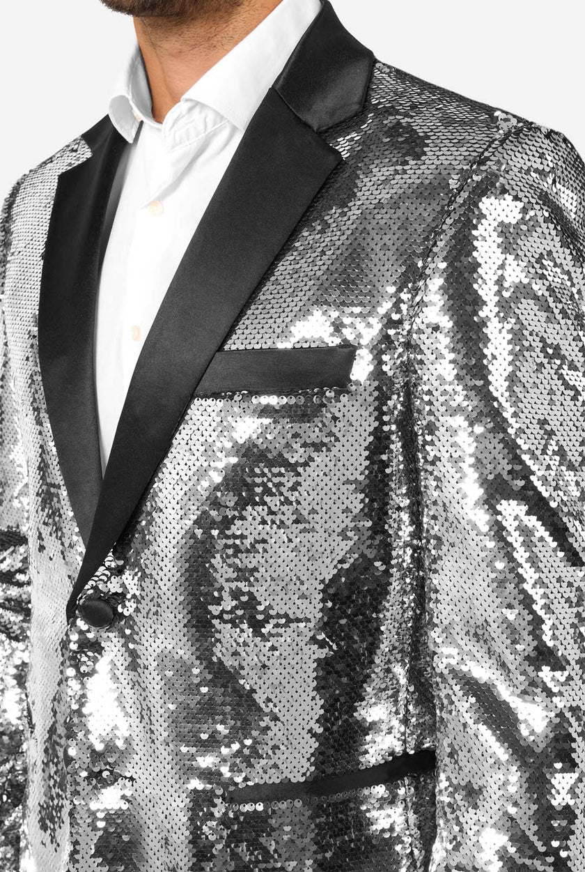 Shiny Silver Sequins